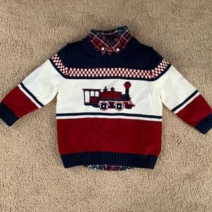 Janie & Jack sweater/shirt combo. 2T. NWT.